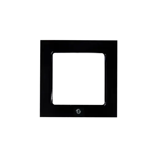 Wall Frame 1 for Wall Switch / Black